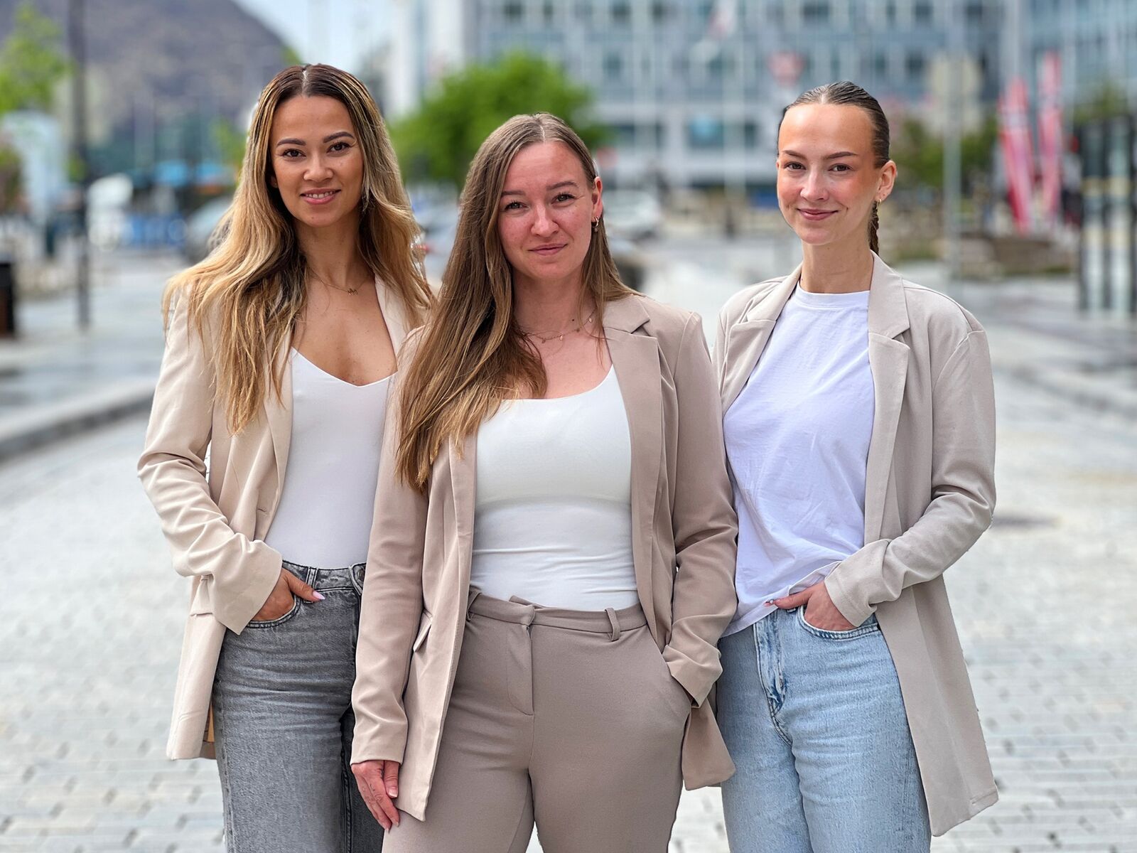 Christel Lunde, Susanne Jesken og Silje Jesken